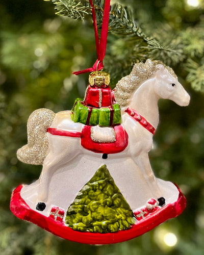 ROCKING HORSE ORNAMENT X2859