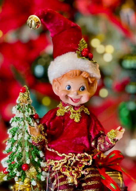 REGGIE ELF ON BOOK 26CM X3799