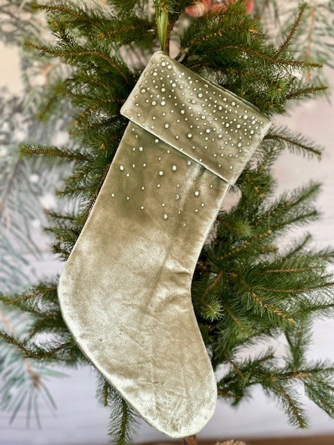VELVET DIAMONTE STOCKING MINT XFTLXSM