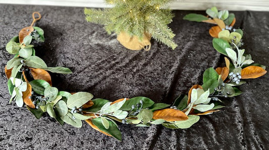MAGNOLIA BLUEBERRY GARLAND 6FT XDWBLGA