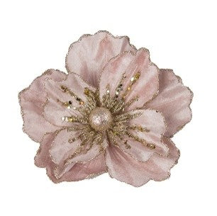 CLIP ON MAGNOLIA PINK W/ GOLD CENTRE XDPSCPG