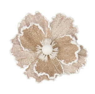 CLIP ON MAGNOLIA NATURAL WITH WHITE EDGE XDPSWNM