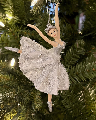 SILVER LEAPING BALLERINA XFLBSLP