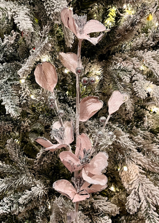 VELVET PETAL SPRAY PINK SILVER XFVISPP