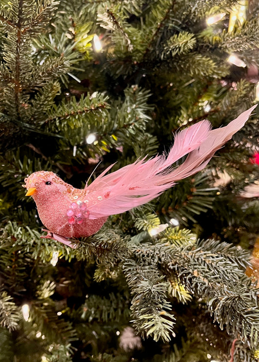 CLIP ON BIRD PINK SEQUIN XFZQCP3