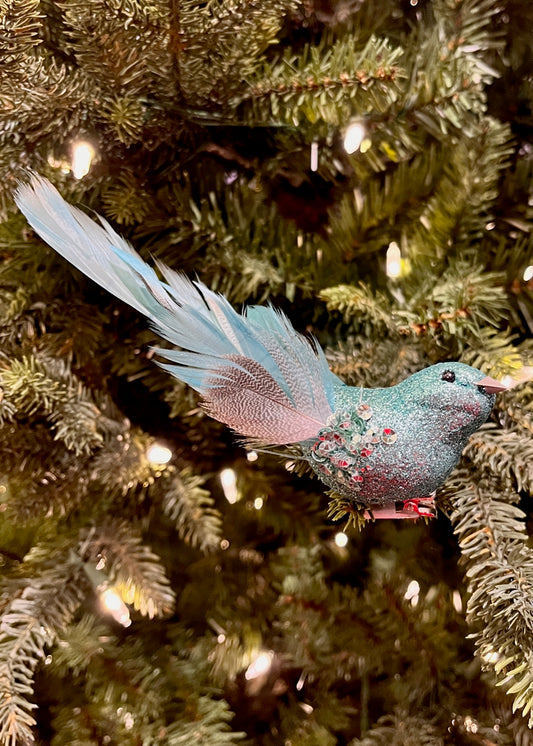 CLIP ON BIRD TIFFANY SEQUIN XFZQSD2