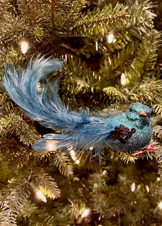 CLIP ON BIRD PEACOCK XFZQWK2