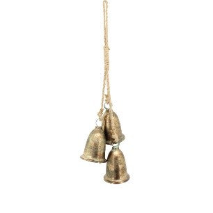 ROPE METAL BRONZE 3 BELL DROP XVNBBZ3