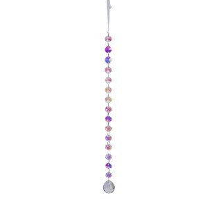 CRYSTAL IRRIDESCENT LONG BALL DROP ORNAMENT XGUILOG