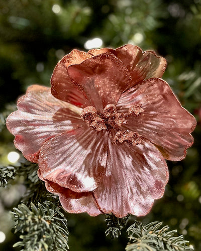 CLIP ON FABRIC MAGNOLIA METALLIC PINK XDGZCAD