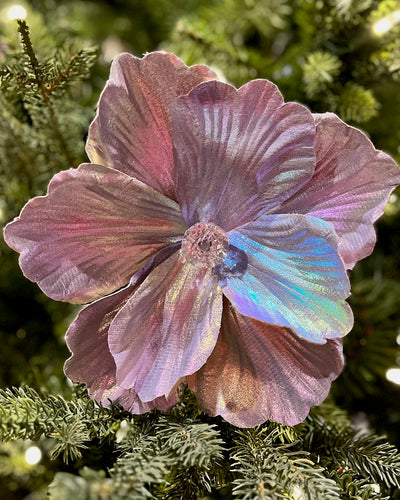 CLIP ON FABRIC MAGNOLIA IRRIDESCENT LILAC XDPBDCA