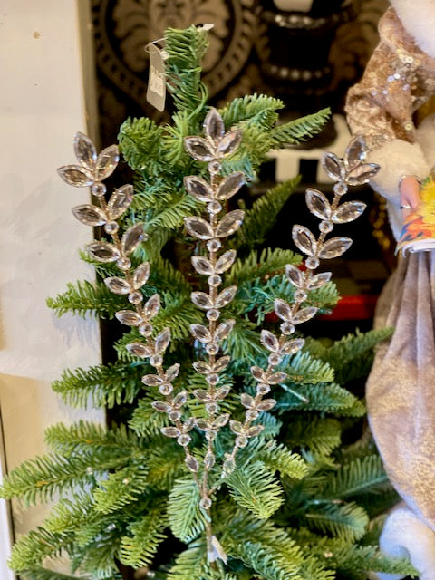 METAL CHAMPAGNE GLITTER LEAF SPRAY XVAUFCL