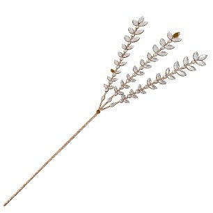 METAL CHAMPAGNE GLITTER LEAF SPRAY XVAUFCL