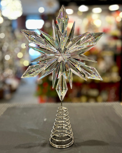 ACRYLIC STAR TOPPER CLEAR IRRIDESCENT XVAVTCI