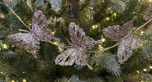 CHAMPAGNE BUTTERFLY GARLAND XDVBBGP