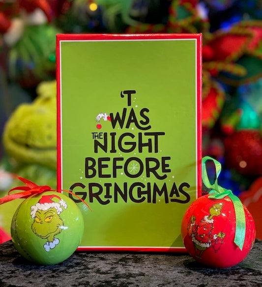 SET OF 6 GRINCH BAUBLES XGOR01