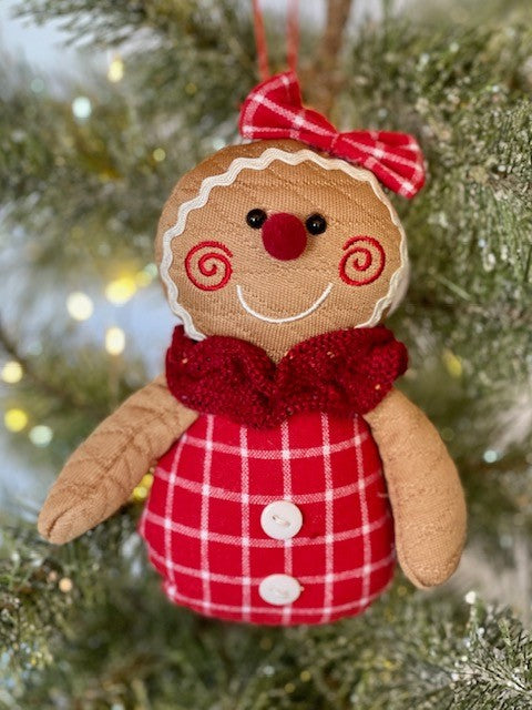 GINGERBREAD GIRL HANGING ORNAMENT XX9481