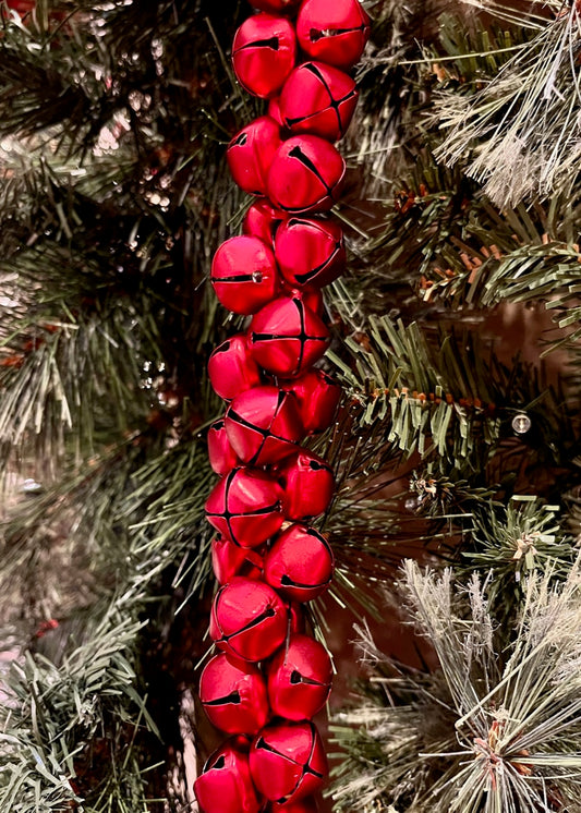 RED JINGLE BELL 150CM GARLAND XX12721