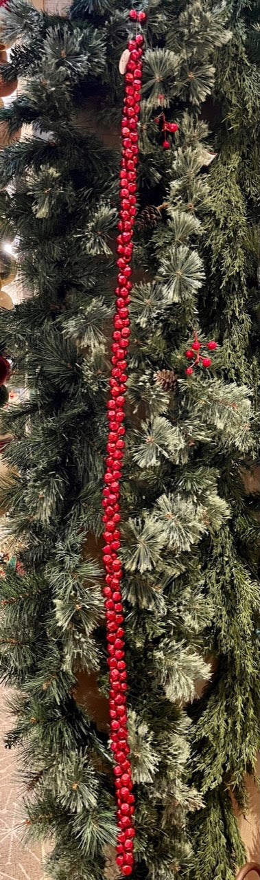 RED JINGLE BELL 150CM GARLAND XX12721