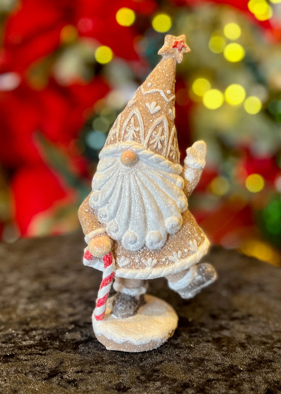 GINGERBREAD GNOME WITH CANDYCANE XX1108