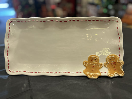 GINGERBREAD SERVING PLATE XM0902