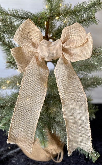 NATURAL LINEN MEDIUM BOW 2118871NA