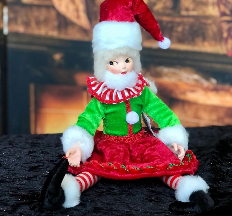 LUCINDA ELDIN CANDY THE SMALL PEPPERMINT ELF