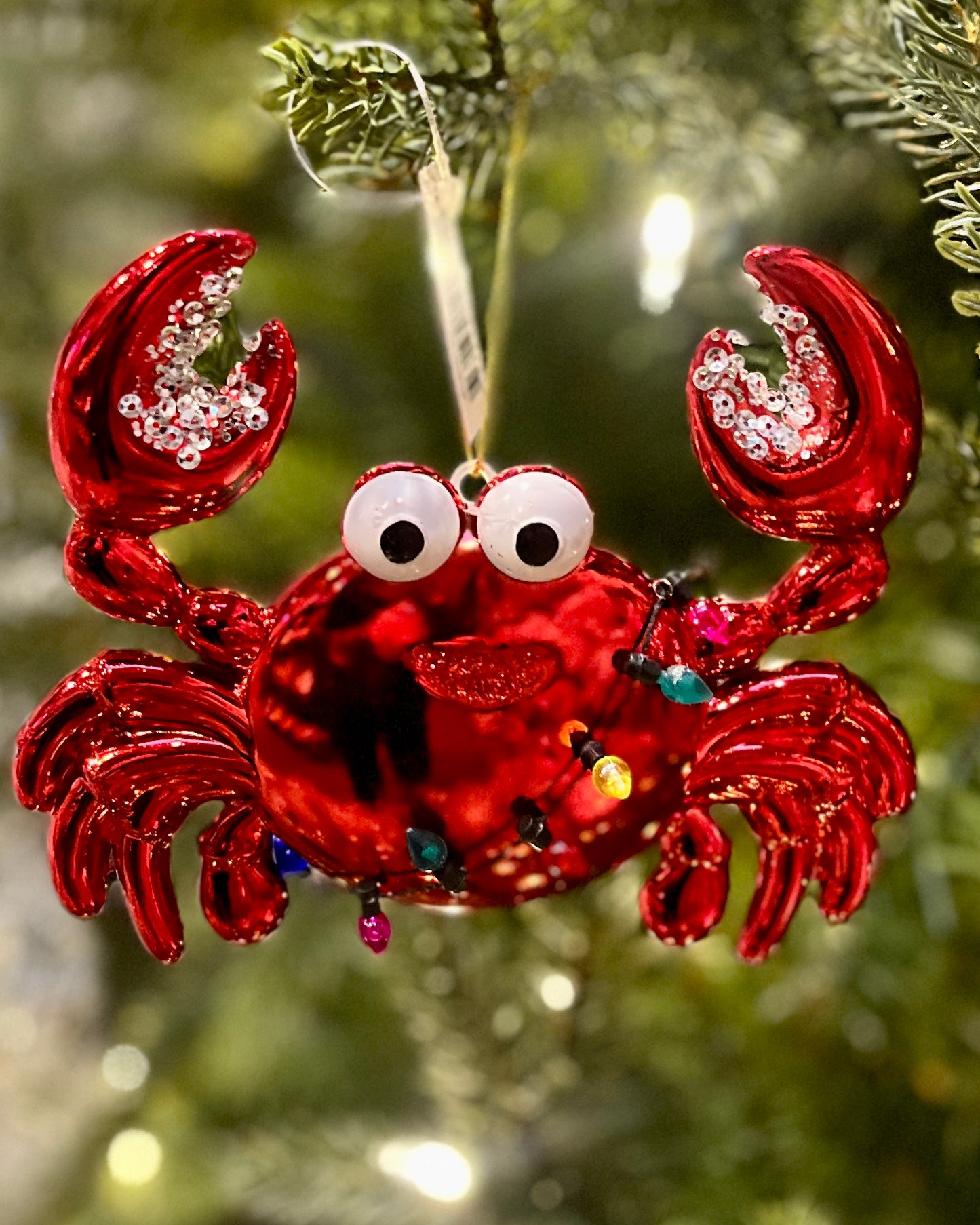 RED CRAB HANGING ORNAMENT SHD9035