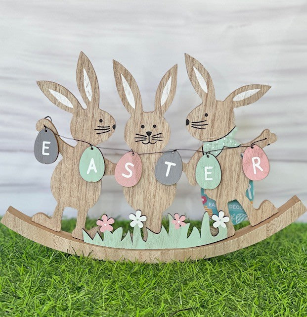 EASTER BUNNY ROCKER WORD EA20167