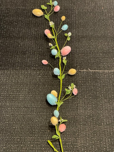 120CM VELVET EGG GARLAND EA42671