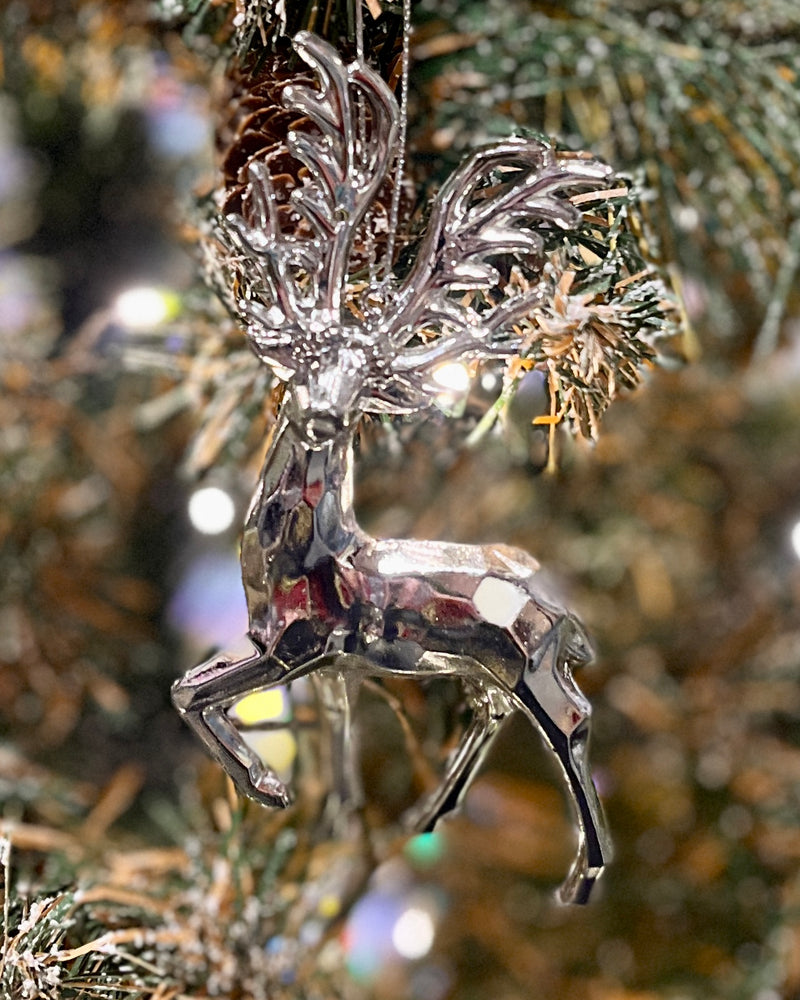 SILVER REINDEER ORNAMENT X371077