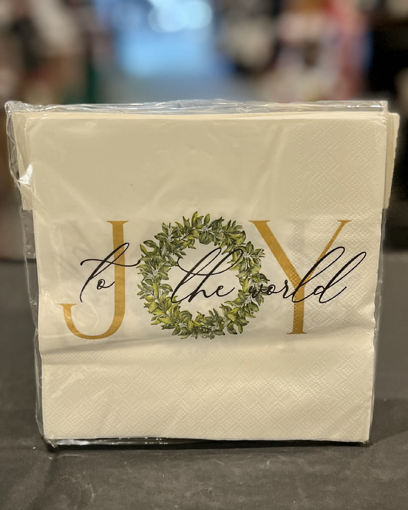 25PK JOY TO THE WORLD NAPKINS X377765