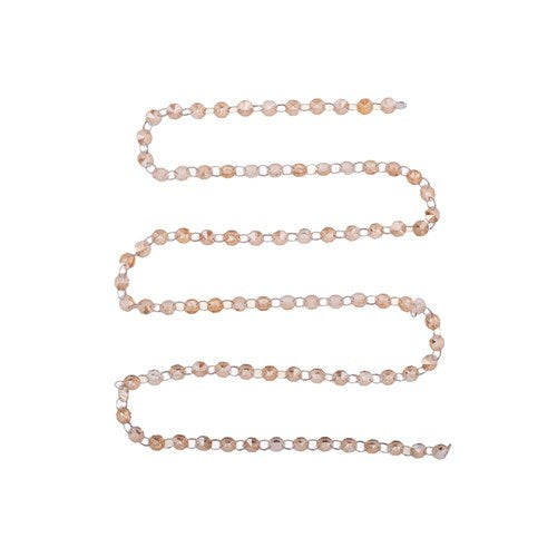180CM CHAMPAGNE CRYSTAL GARLAND X44208
