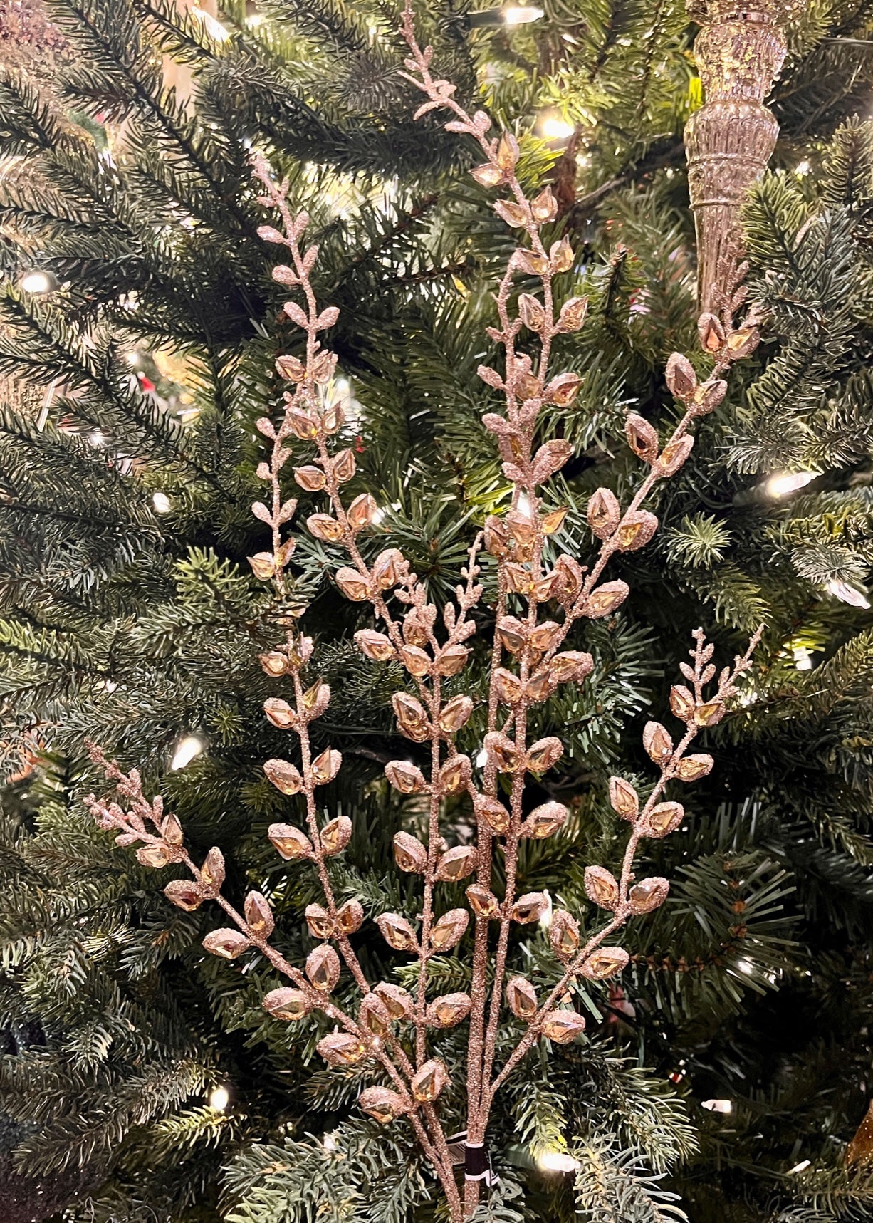 86CM GOLD DIAMANTE CHAMPAGNE GLITTER STEM X442494