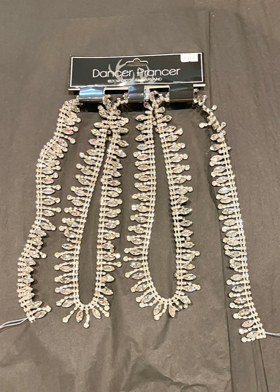 182CM CLEAR CRYSTAL GARLAND X445525