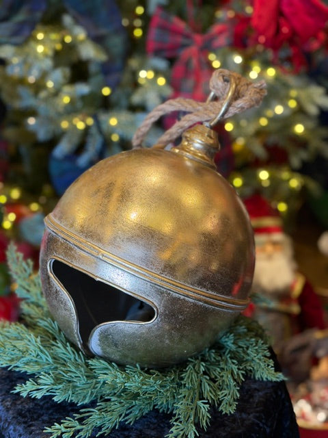 ANTIQUE GOLD METAL BELL X487167