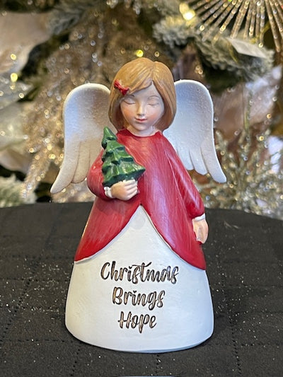 CHRISTMAS BLESSING ANGEL WITH TREE ST10404