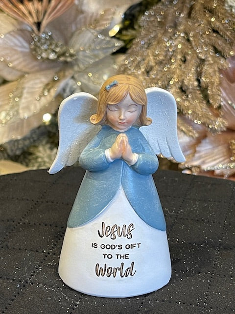 CHRISTMAS BLESSING ANGEL PRAYING - ST10405