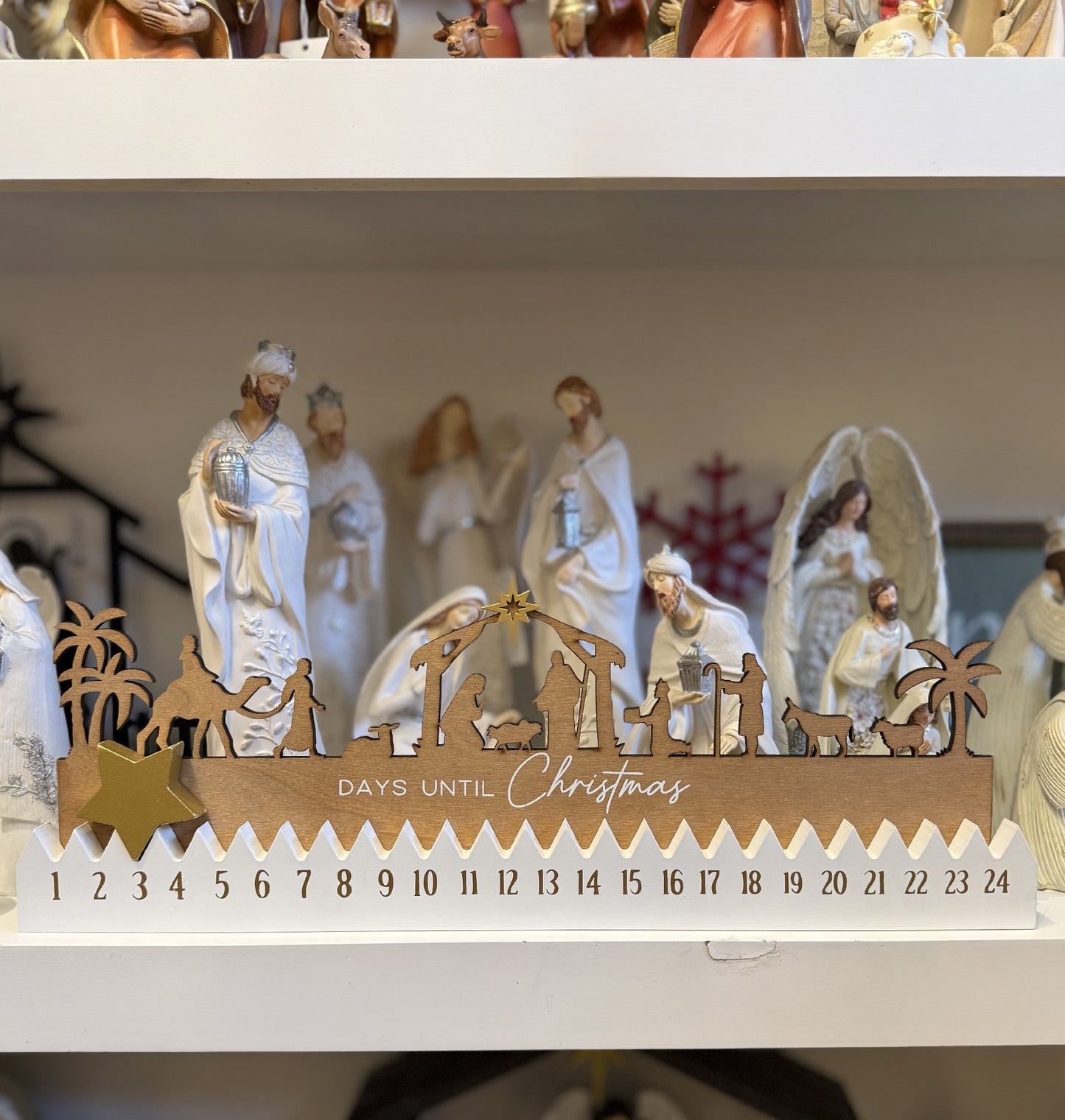 WOODEN COUNTDOWN CALENDAR AC10466