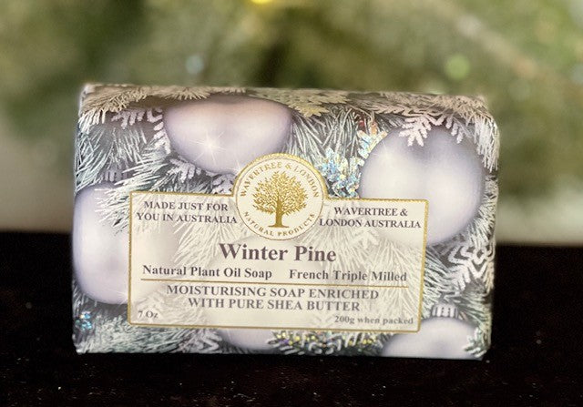 WAVERTREE & LONDON WINTER PINE SOAP BAR 