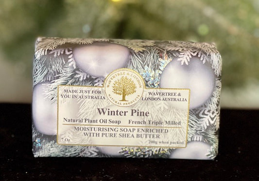 WAVERTREE & LONDON WINTER PINE SOAP BAR 