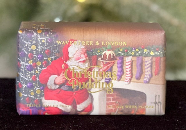 WAVERTREE & LONDON CHRISTMAS PUDDING SOAP BAR