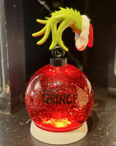 GLITTER LANTERN - GRINCH HAND BAUBLE XGR81