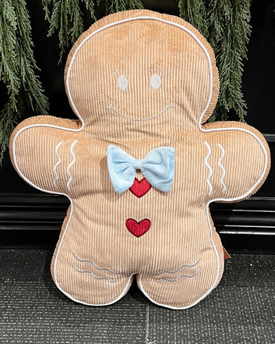 GINGERBREADMAN SHAPED CUSHION XCUS25