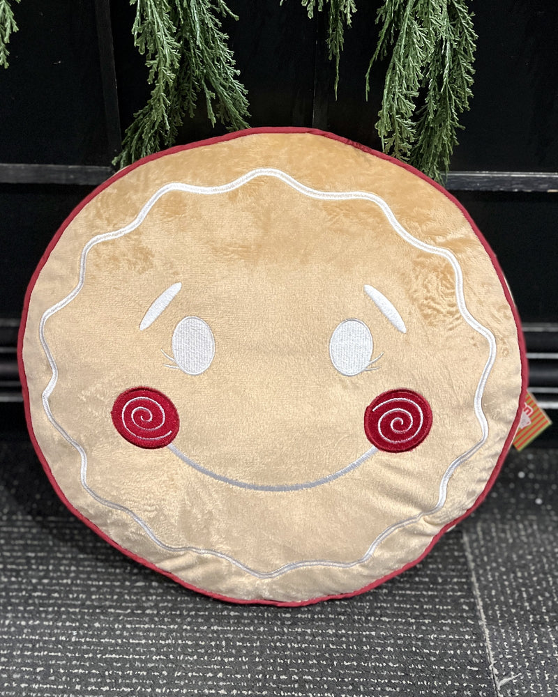 GINGERBREADMAN ROUND CUSHION XCUS26