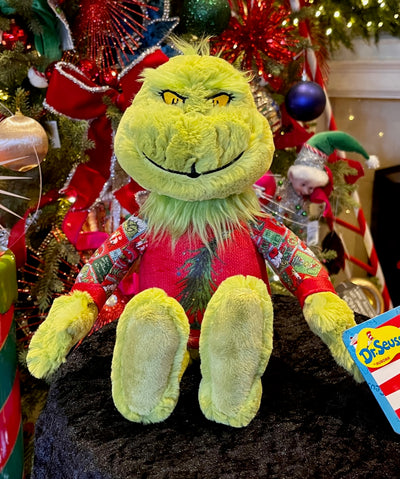 GRINCH IN UGLY SWEATER PLUSH AUDR18
