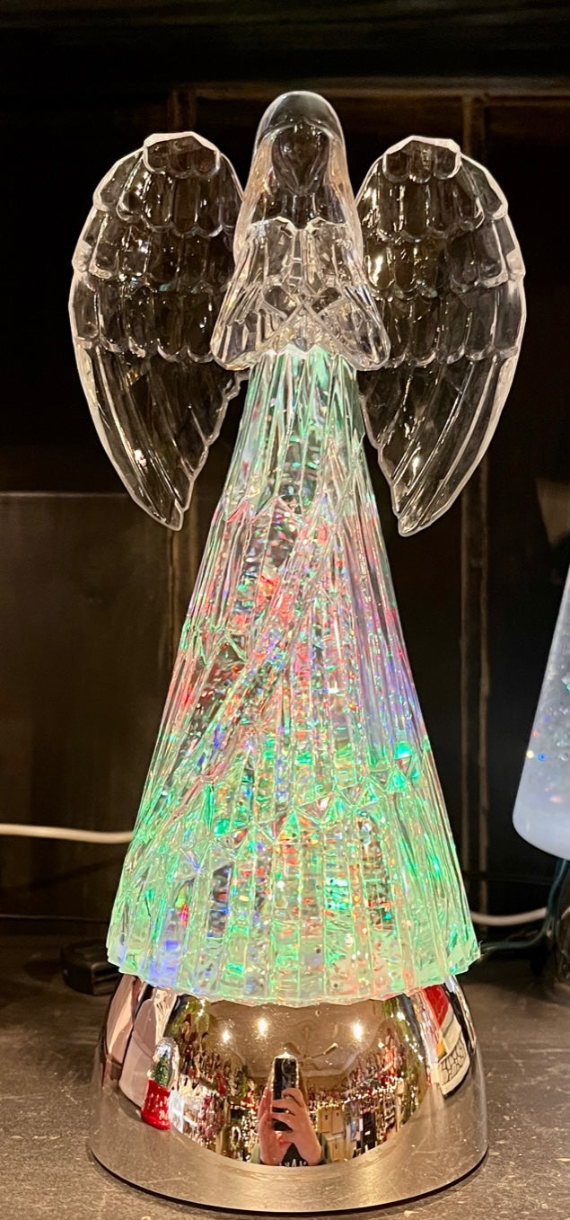 GLITTER LANTERN - COLOUR CHANGING ANGEL XAC470