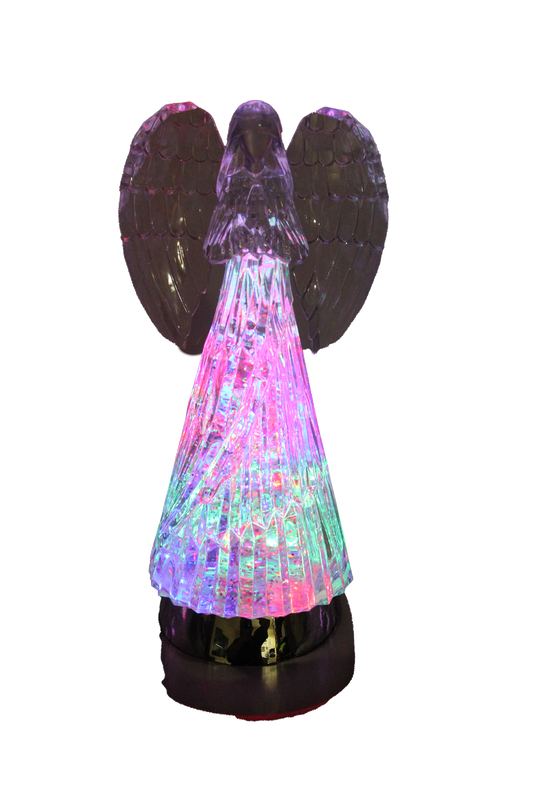 GLITTER LANTERN - COLOUR CHANGING ANGEL XAC470