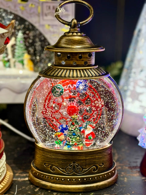 GLITTER LANTERN - Santa Ferris Wheel Moving Lantern XAC483