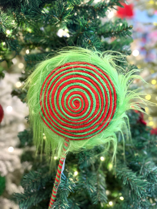 RED/GREEN FLUFFY LOLLIPOP XGF17